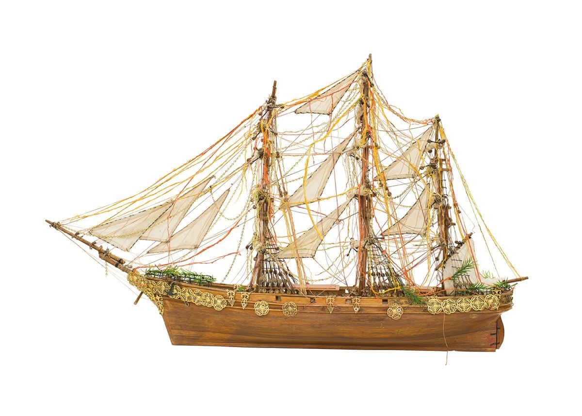 Hew Locke, The Wine Dark Sea (Q), 2016