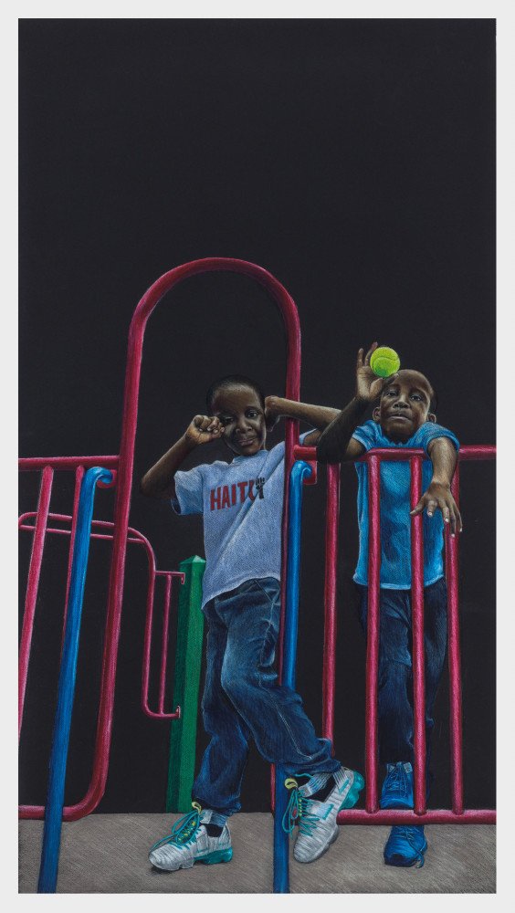 Shellyne Rodriguez
Gemelos (Ibeji), 2022
color pencil on paper
51 1/2 x 28 1/4 ins.
130.8 x 71.8 cm