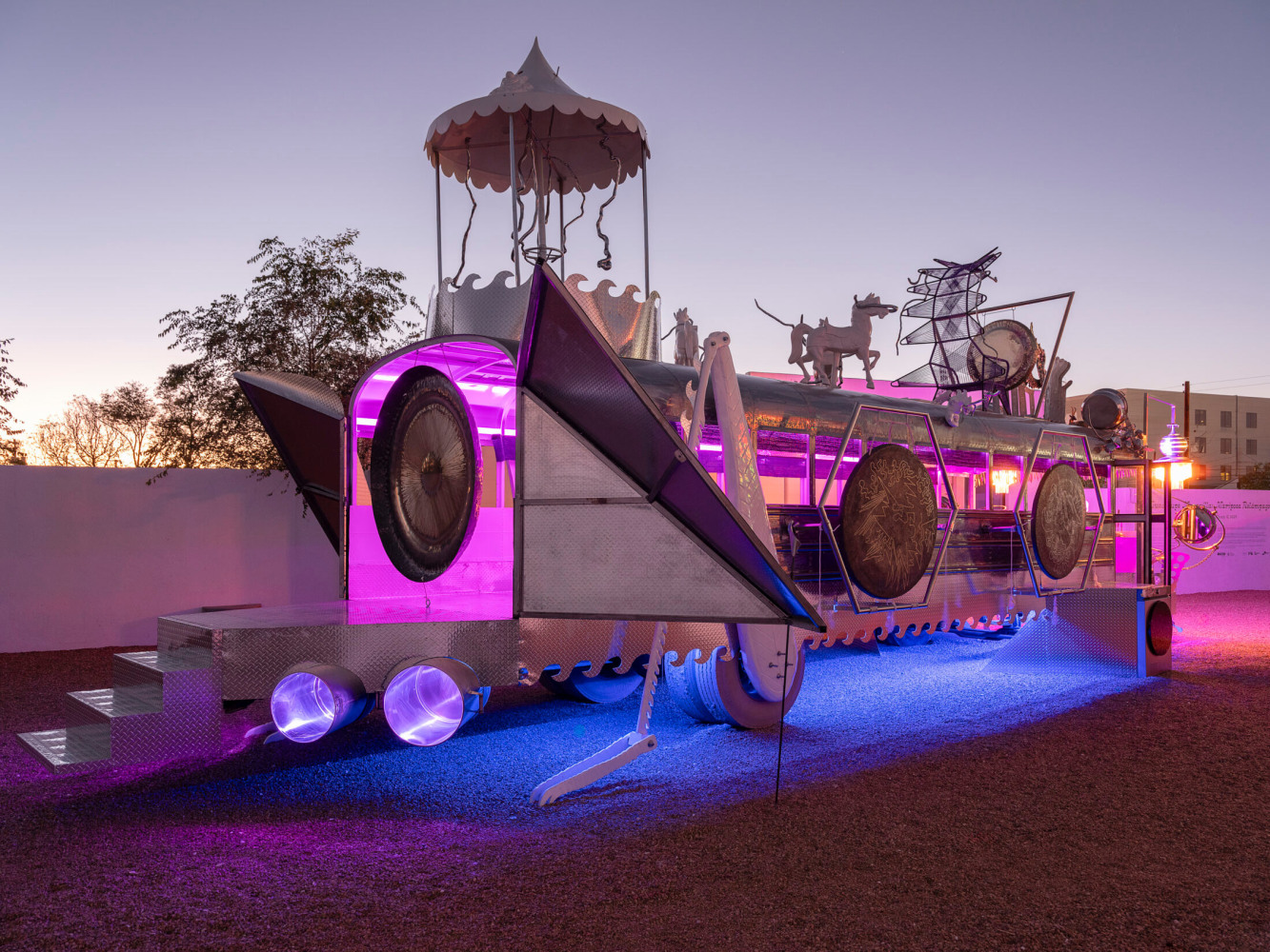 Guadalupe Maravilla: Mariposa Rel&amp;aacute;mpago, Installation view, Ballroom Marfa, November 4, 2023&amp;ndash;March 16, 2024. Image courtesy the artist and Ballroom Marfa. Photo by Makenzie Goodman.