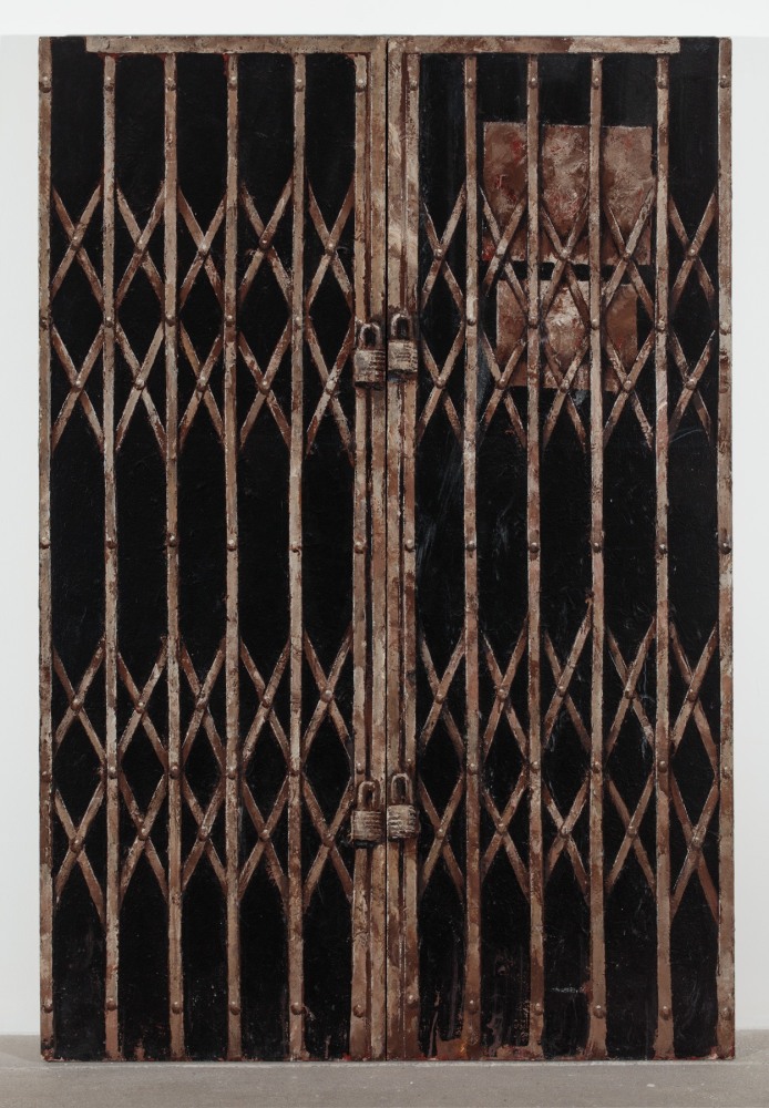 Martin Wong, Window Gate Diptych, 1988