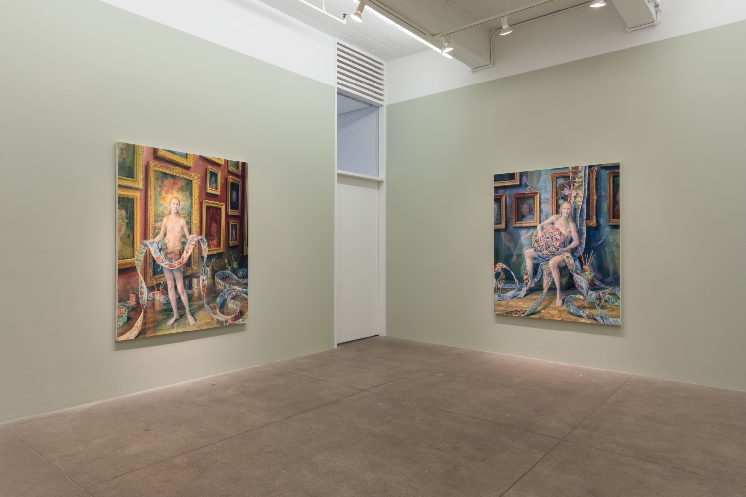 Julie Heffernan, Hunter Gatherer install 2