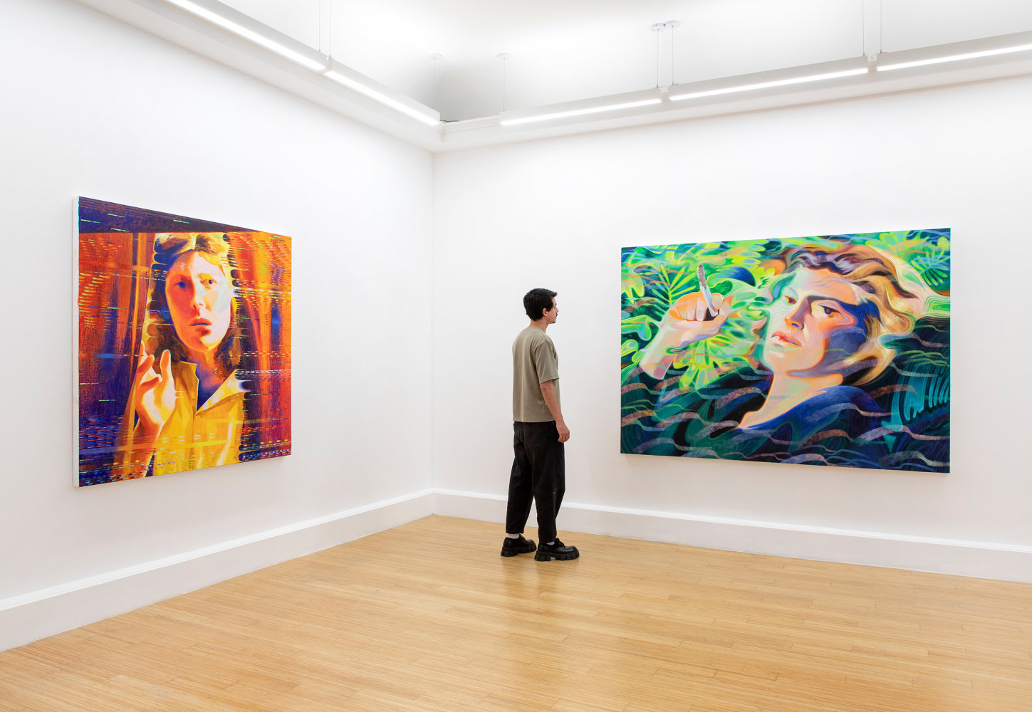 Installation view, Robin F. Williams: Watch Yourself, Mor&amp;aacute;n Mor&amp;aacute;n, Mexico City, 2023. Image courtesy of Mor&amp;aacute;n Mor&amp;aacute;n.&amp;nbsp;