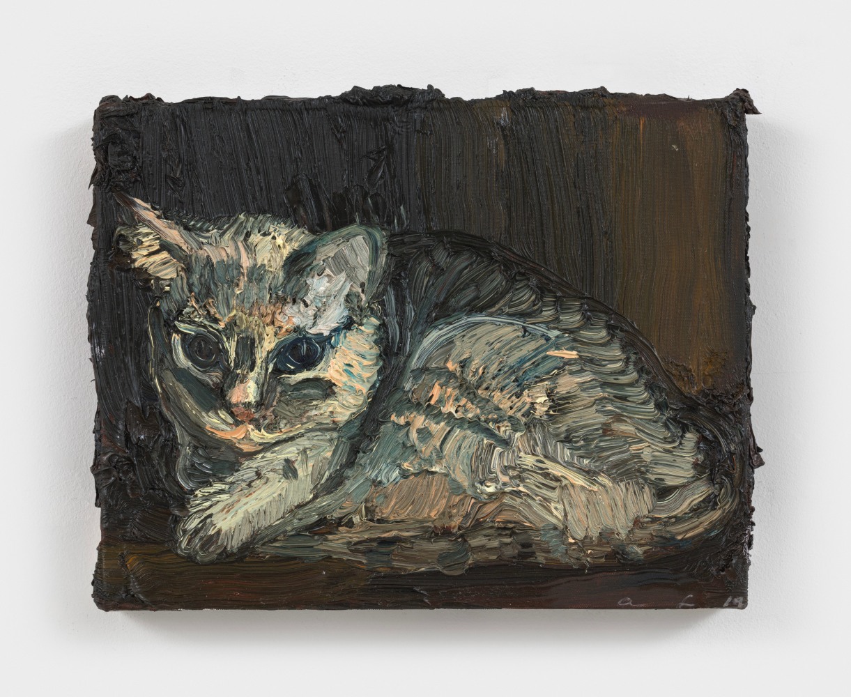 Allison Schulnik
Bovice #1, 2019
oil on canvas stretched over panel
11 x 14 ins.
27.9 x 35.6 cm