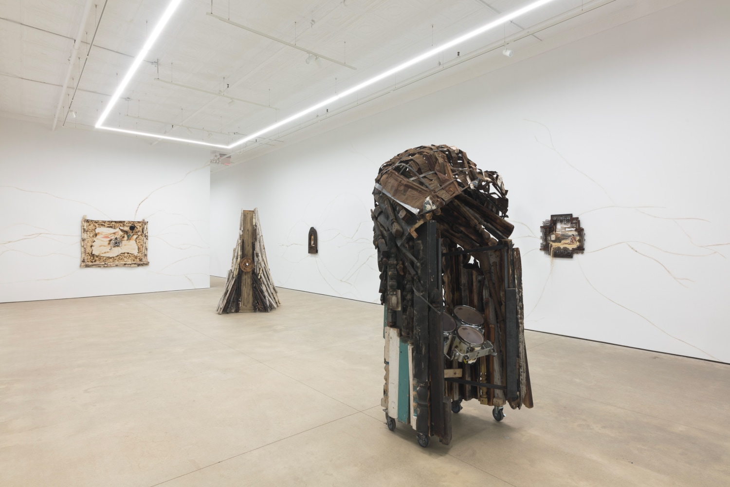 Chiffon Thomas, Staircase to the Rose Window, install 3