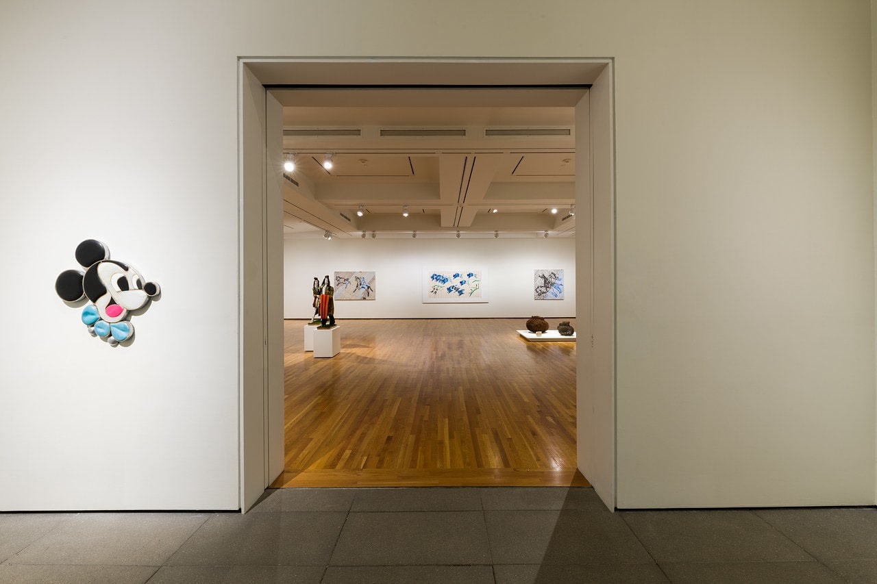 Installation view, Ishi Glinsky: Upon a Jagged Maze, Art, Design &amp;amp; Architecture Museum at UC Santa Barbara, 2022-2023. Image courtesy of Art, Design &amp;amp; Architecture Museum at UC Santa Barbara.