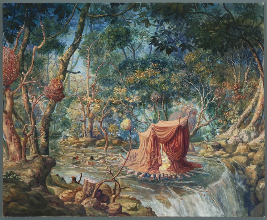 Julie Heffernan, Self-Portrait on the Brink, 2013