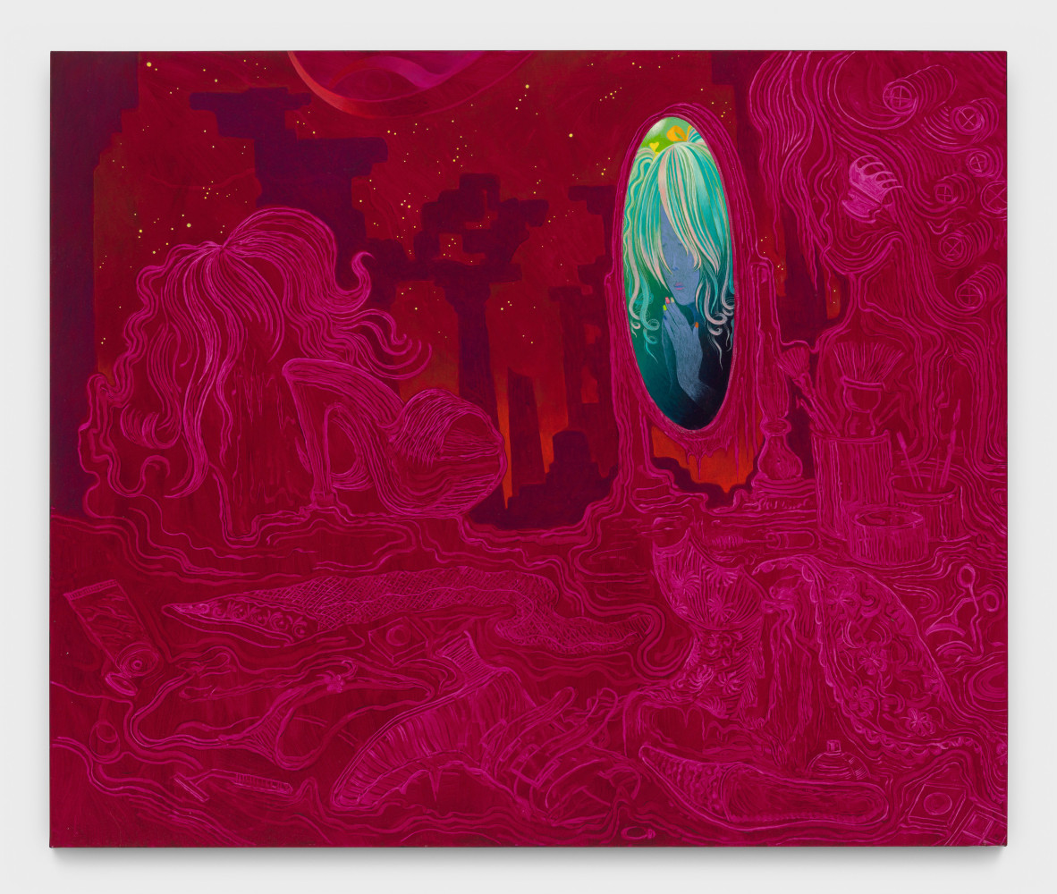 Hortensia Mi Kafchin
Ruins of Femininity, 2022-2023
oil on canvas
39 3/8 x 47 1/4 ins.
100 x 120 cm