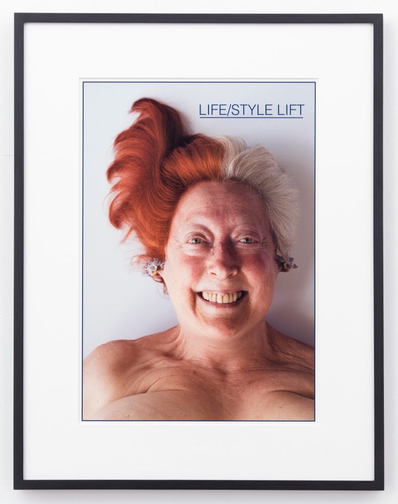 Martha Wilson, Life/Style Lift, 2014