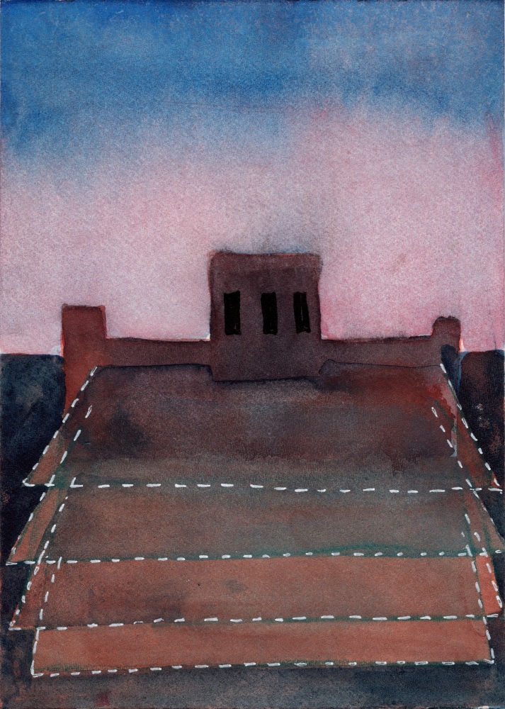 Adam Putnam
Visualization 371 (Eldfell Annex), 2023
ink on paper
5 1/2 x 4 ins.
14 x 10.2 cm