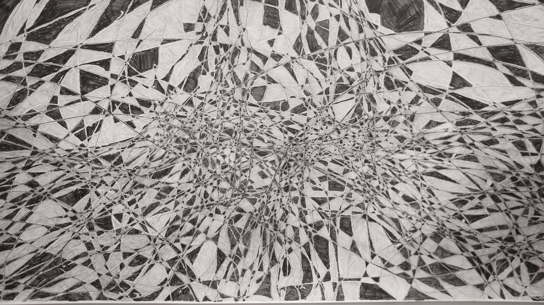 Tony Orrico, Waning (Hyde Park Arts Center, Chicago, IL), 2013/2012