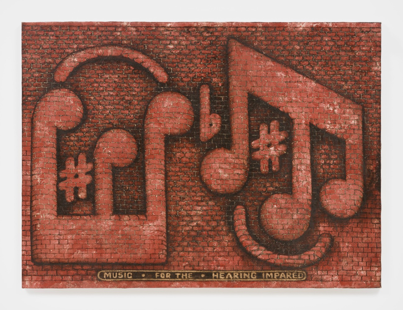 Martin Wong
Music for the Hearing Impaired, 1978-79
acrylic on canvas
36 x 48 in.
91.4 x 121.9 cm
(WONG-0256)