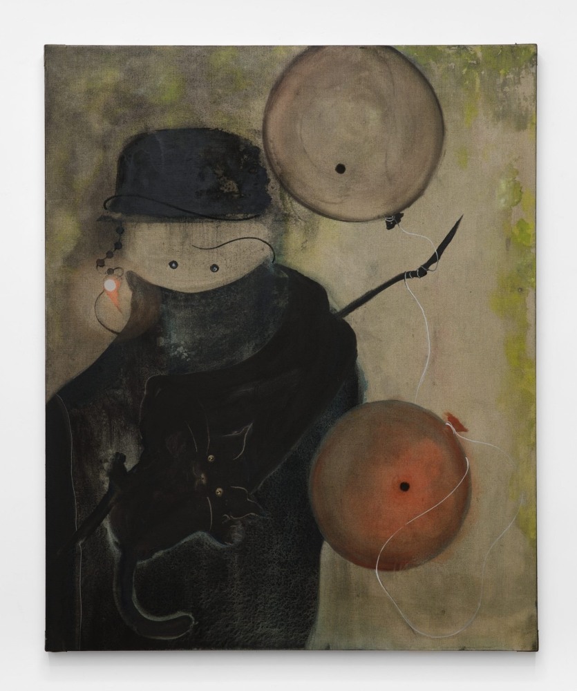 Owen Fu
Door Keeper, 2025
oil on linen
63 x 51 1/8 ins.
160 x 130 cm