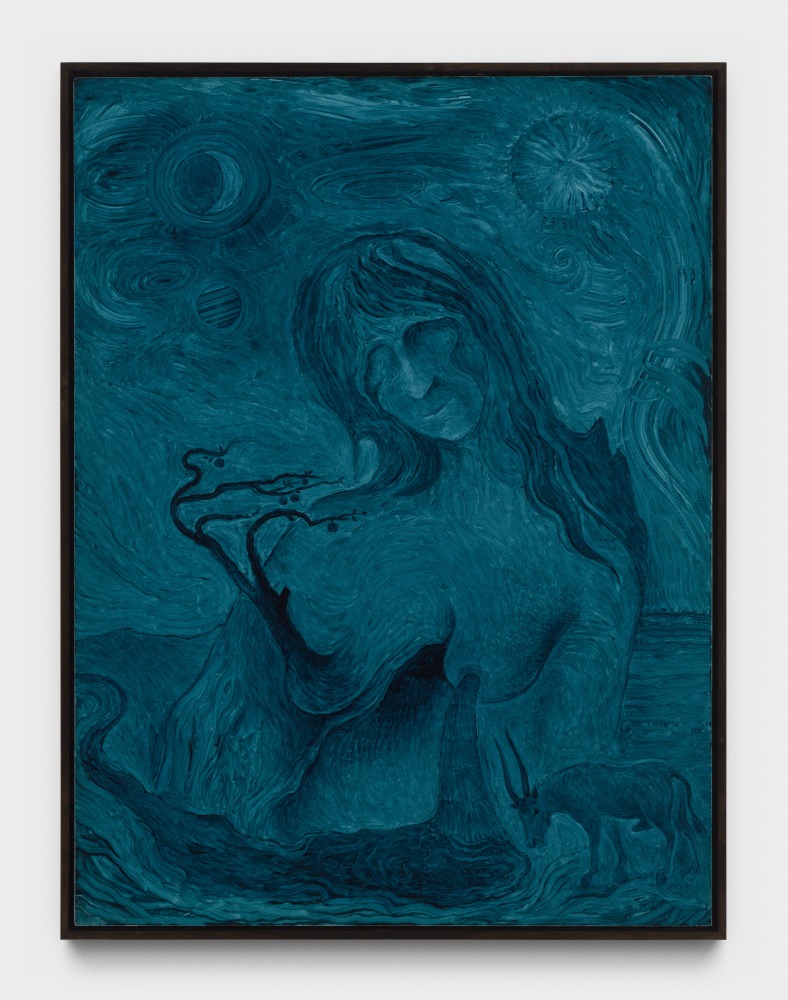 Hortensia Mi Kafchin
Mother Nature, 2022
oil on wood
31 3/8 x 12 3/8 ins.
79.6 x 31.34 cm