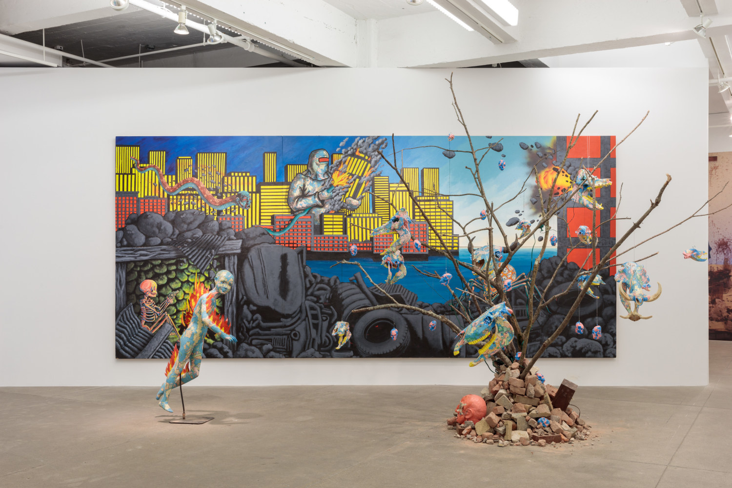 David Wojnarowicz, Untitled (Burning Boy Installation), 1985