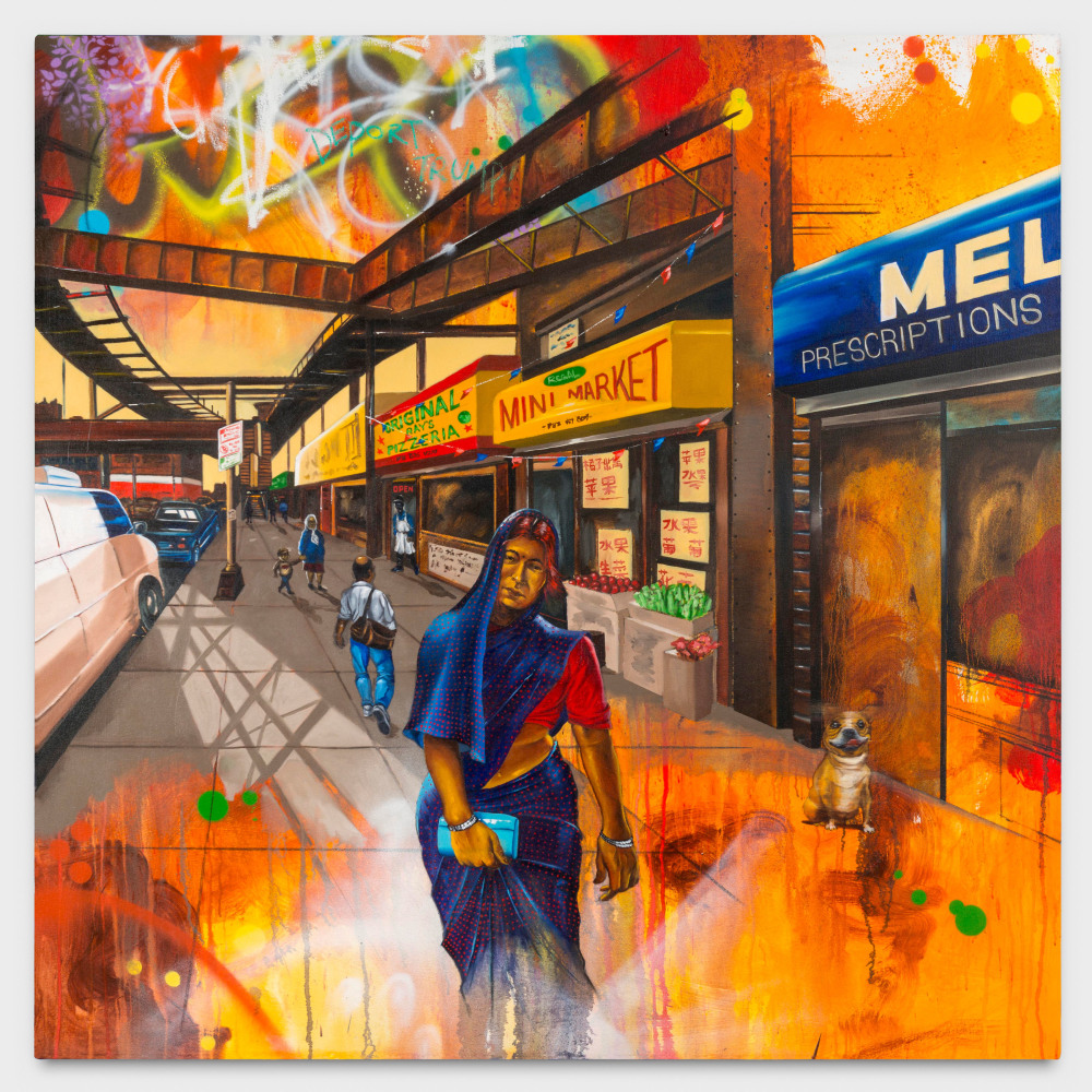 Painting by Chris &quot;Daze&quot; Ellis