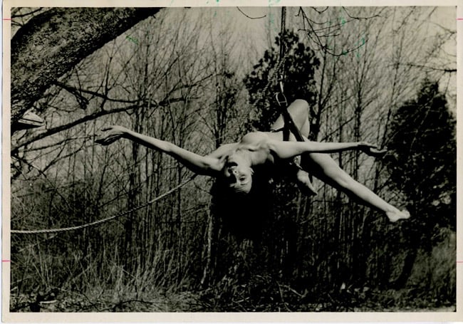 Carolee Schneemann, Study for Up to and Including Her Limits, 1973-76