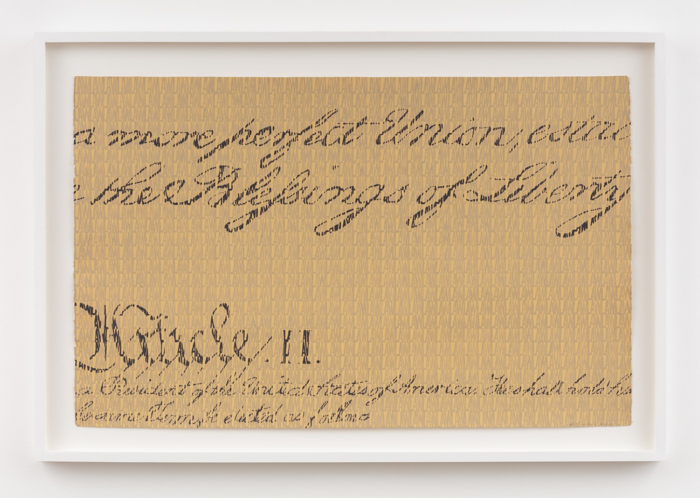 Betty Tompkins, A More Perfect Union..., 1983