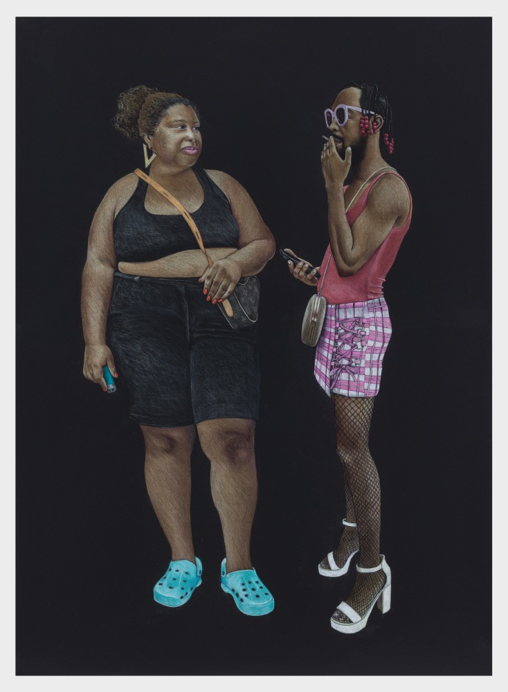 Shellyne Rodriguez
See Thou Character. Give Thy Thoughts No Tongue, 2023
color pencil on paper
50 1/4 x 36 1/2 ins.
127.6 x 92.7 cm