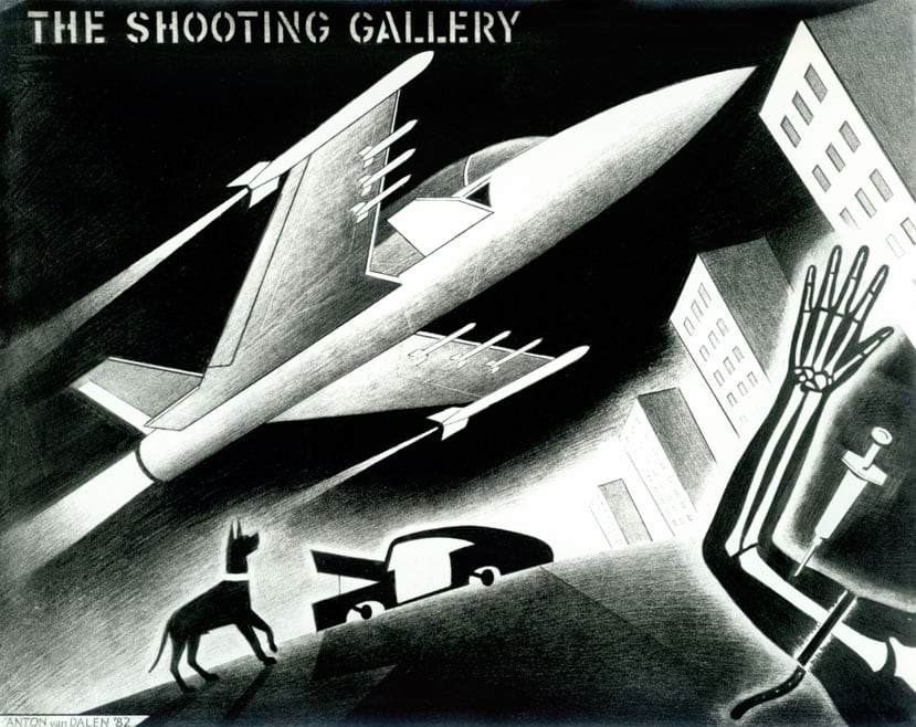 Anton van Dalen, The Shooting Gallery, 1982