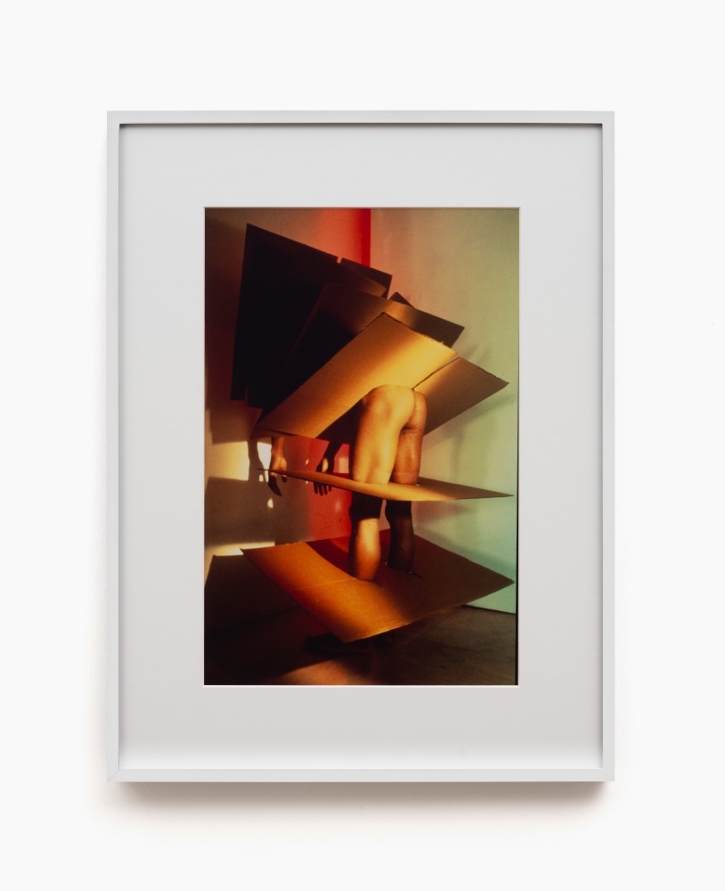 Jimmy DeSana
Cardboard, 1985
cibachrome print
Image: 19 1/2 x 13 ins. (49.5 x 33 cm)
Framed: 27 x 20 3/8 ins. (68.5 x 51.8 cm)