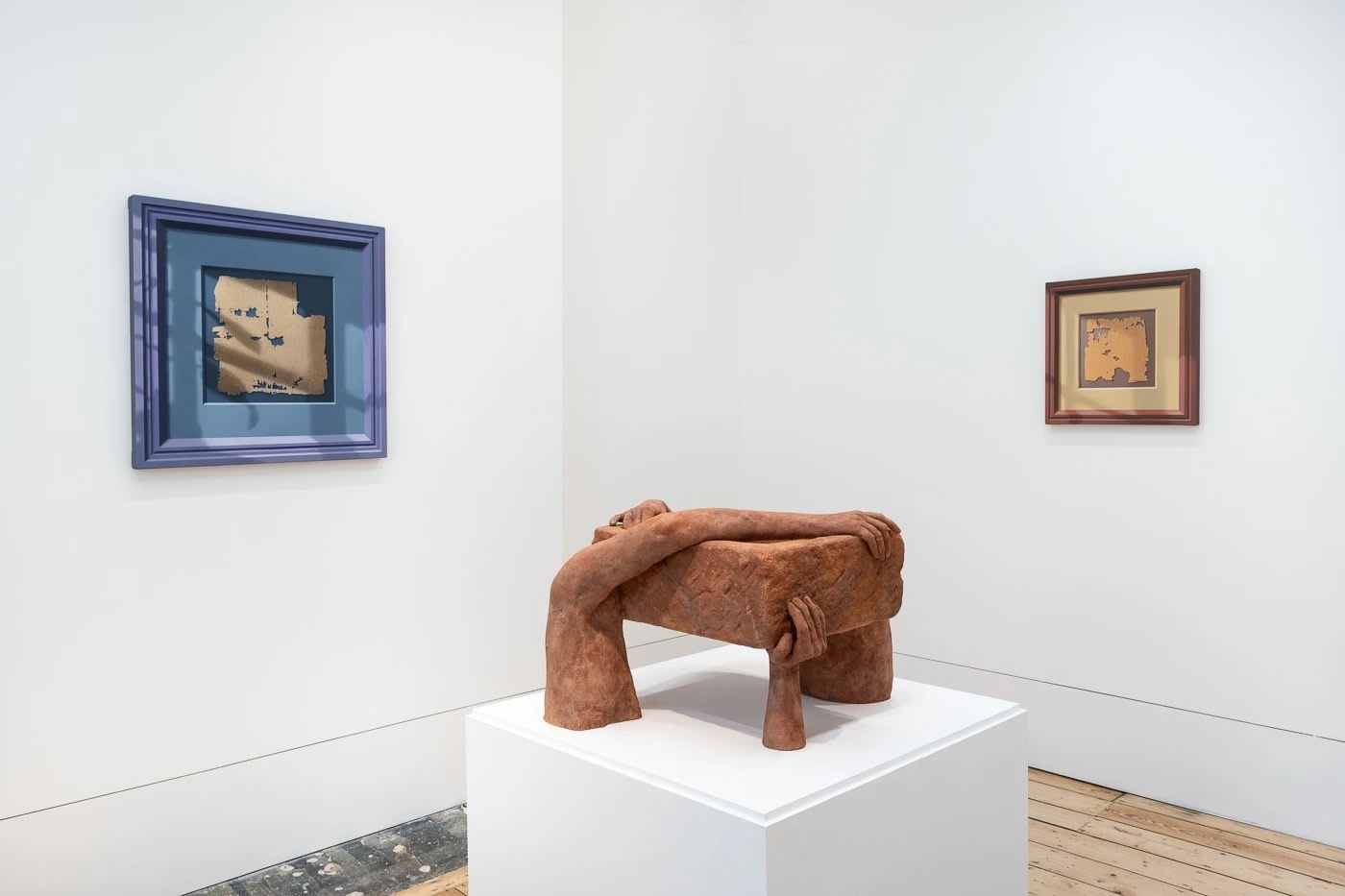 Installation view, Clementine Keith-Roach &amp;amp; Christopher Page: Earth Sky Body Ruins, Ben Hunter, London, UK, 2023. Image courtesy of Ben Hunter.&amp;nbsp;