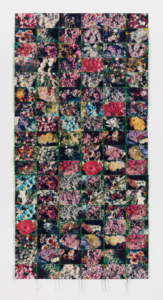 Hunter Reynolds
Mourning Flowers, 1993
photo-weaving, archival c-prints and thread
71 1/8 x 35 5/8 ins.
180.5 x 90.5 cm