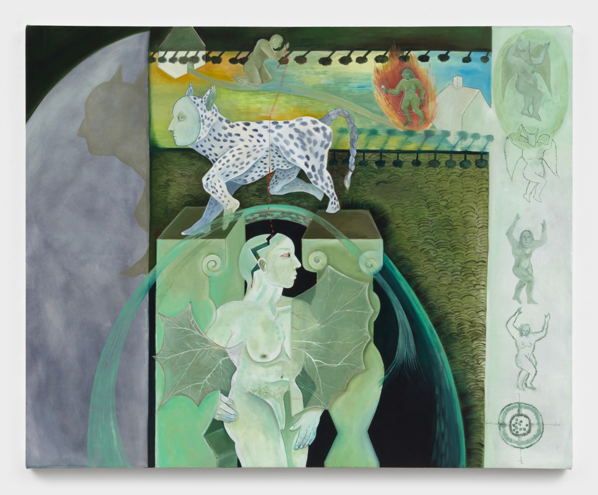 Astrid Terrazas
always a Winged figure, 2023
oil on canvas
47 3/4 x 59 1/4 ins.
121.3 x 150.5 cm