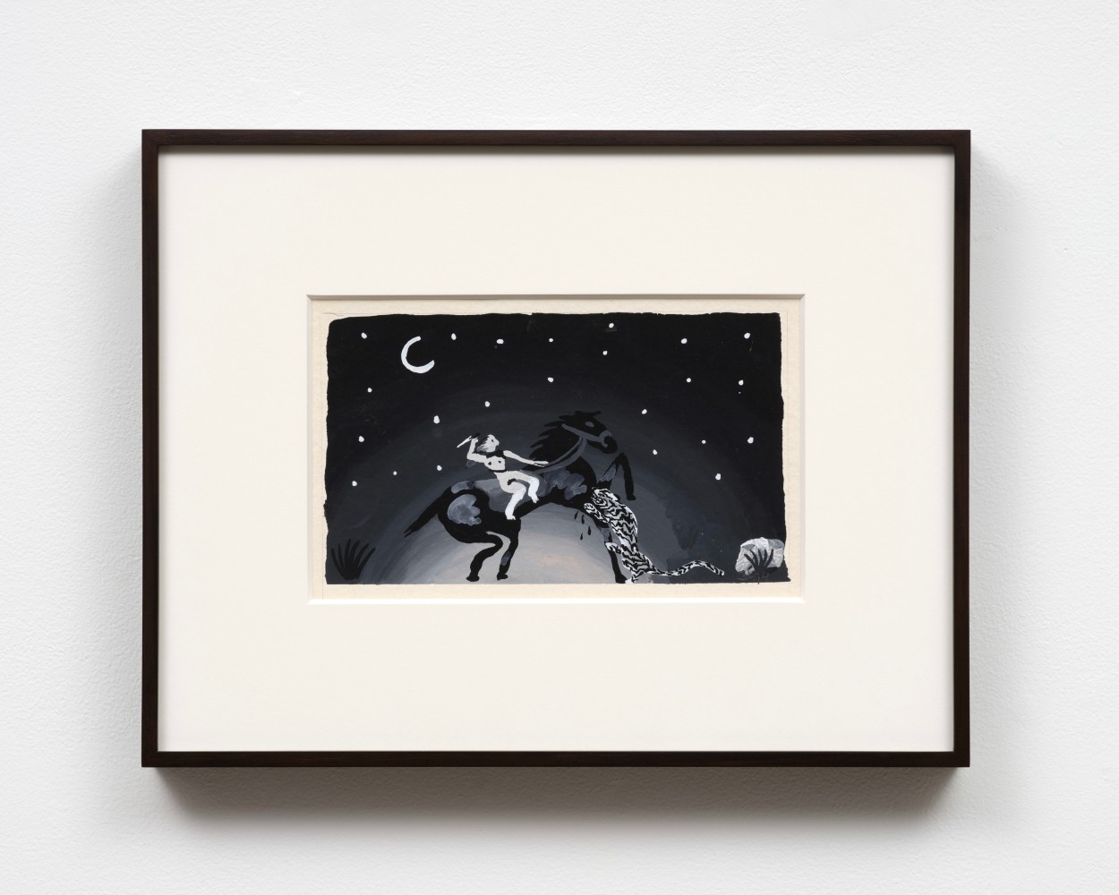 Judith Linhares
Amazon, 1974
signed and dated, verso
gouache on paper
7 x 10 ins.
17.8 x 25.4 cm