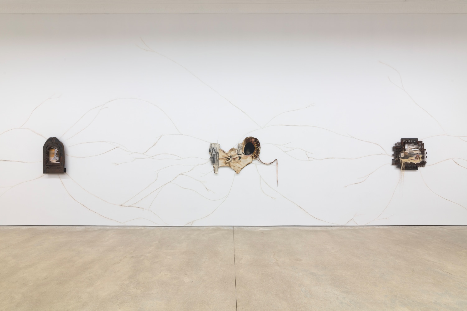 Chiffon Thomas, Staircase to the Rose Window, install 4