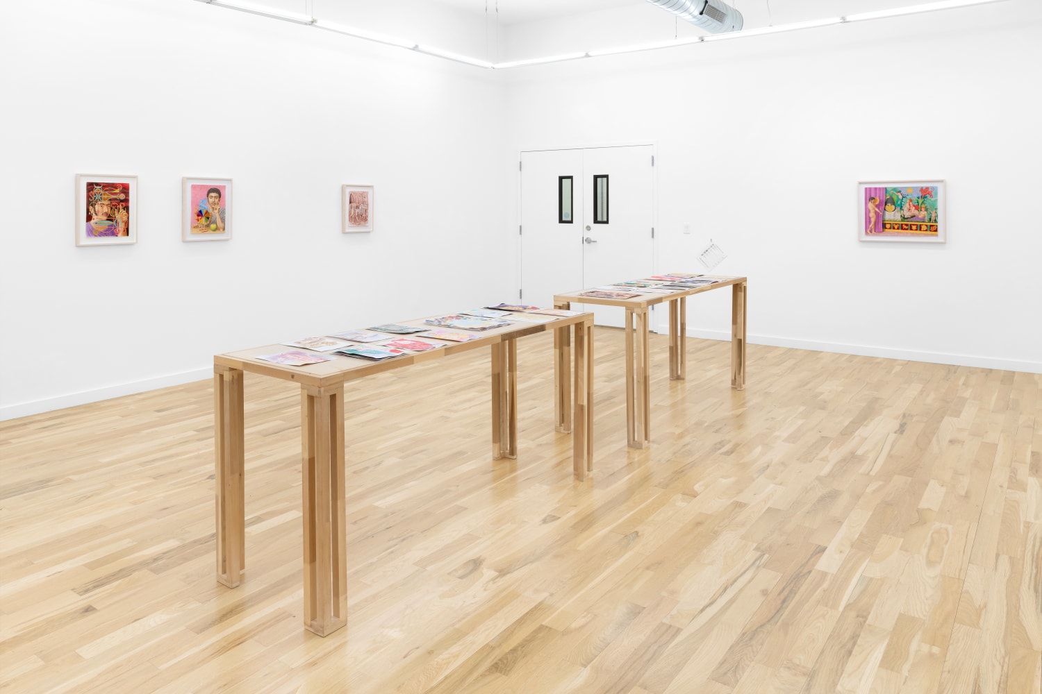 Our Lady of the Latrines (Installation View) Western Exhibitions, Chicago, IL, February 23 - April 6, 2024. Photo: James Prinz.