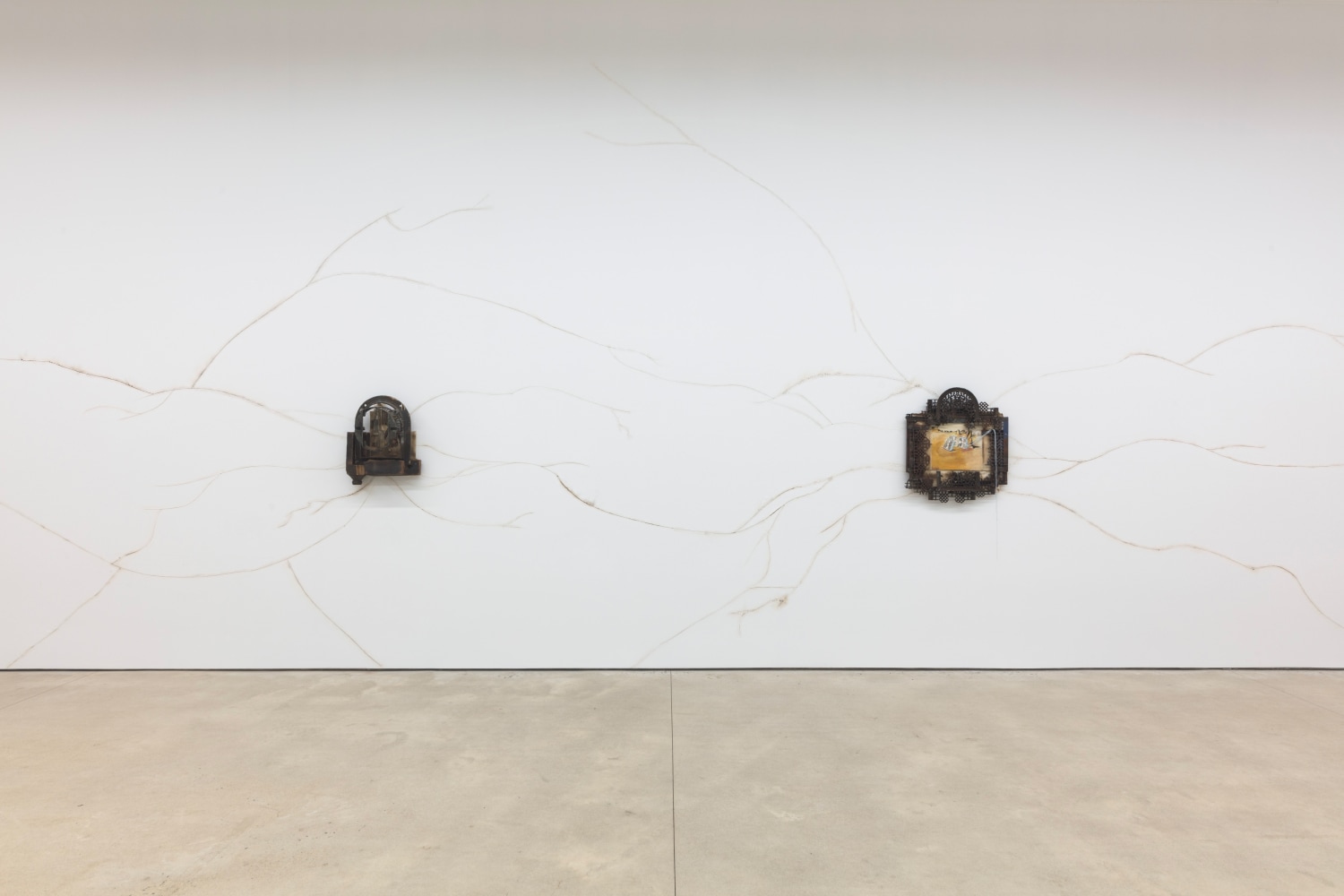 Chiffon Thomas, Staircase to the Rose Window, install 2