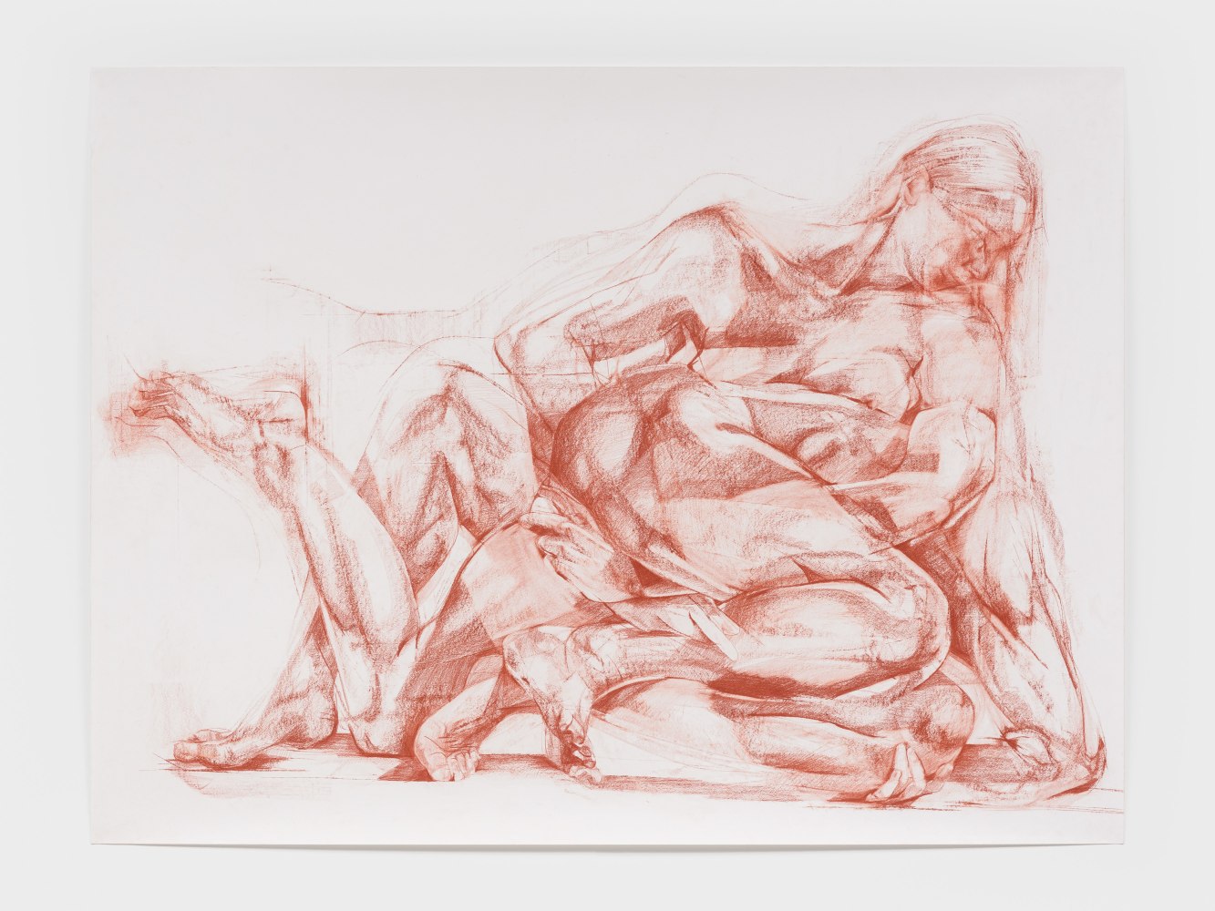 Grace Carney
Drawing XVIII, 2025
sanguine crayon on paper
48 x 64 ins.
121.9 x 162.6 cm