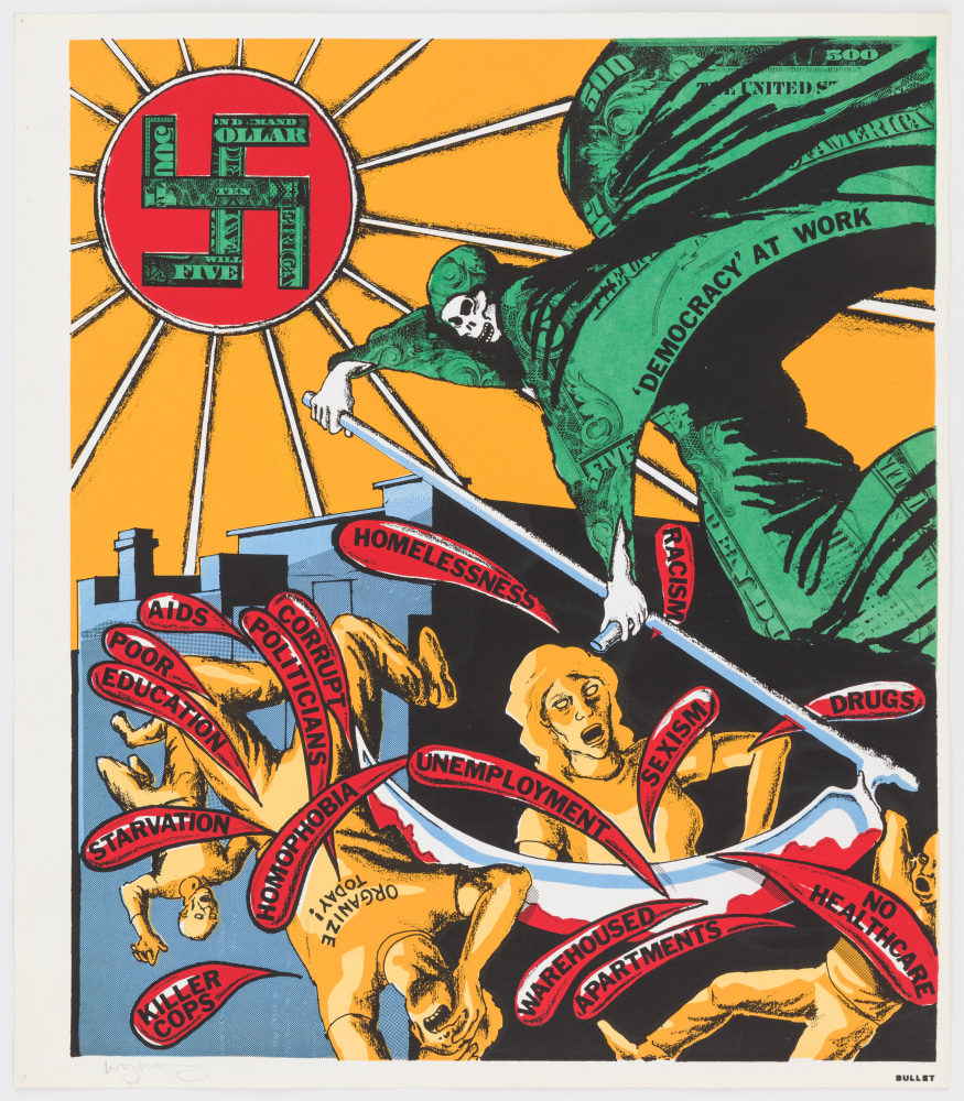 David Wojnarowicz, Democracy at Work (color)