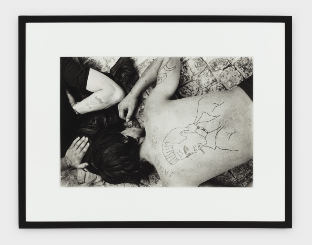 David Wojnarowicz, Untitled (James Dean Tattoo, Beaubourg France), 1980