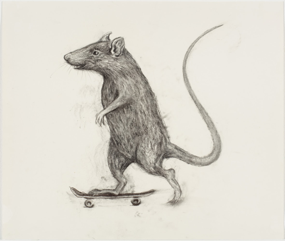 Aurel Schmidt, Untitled (Skate Rat), 2017