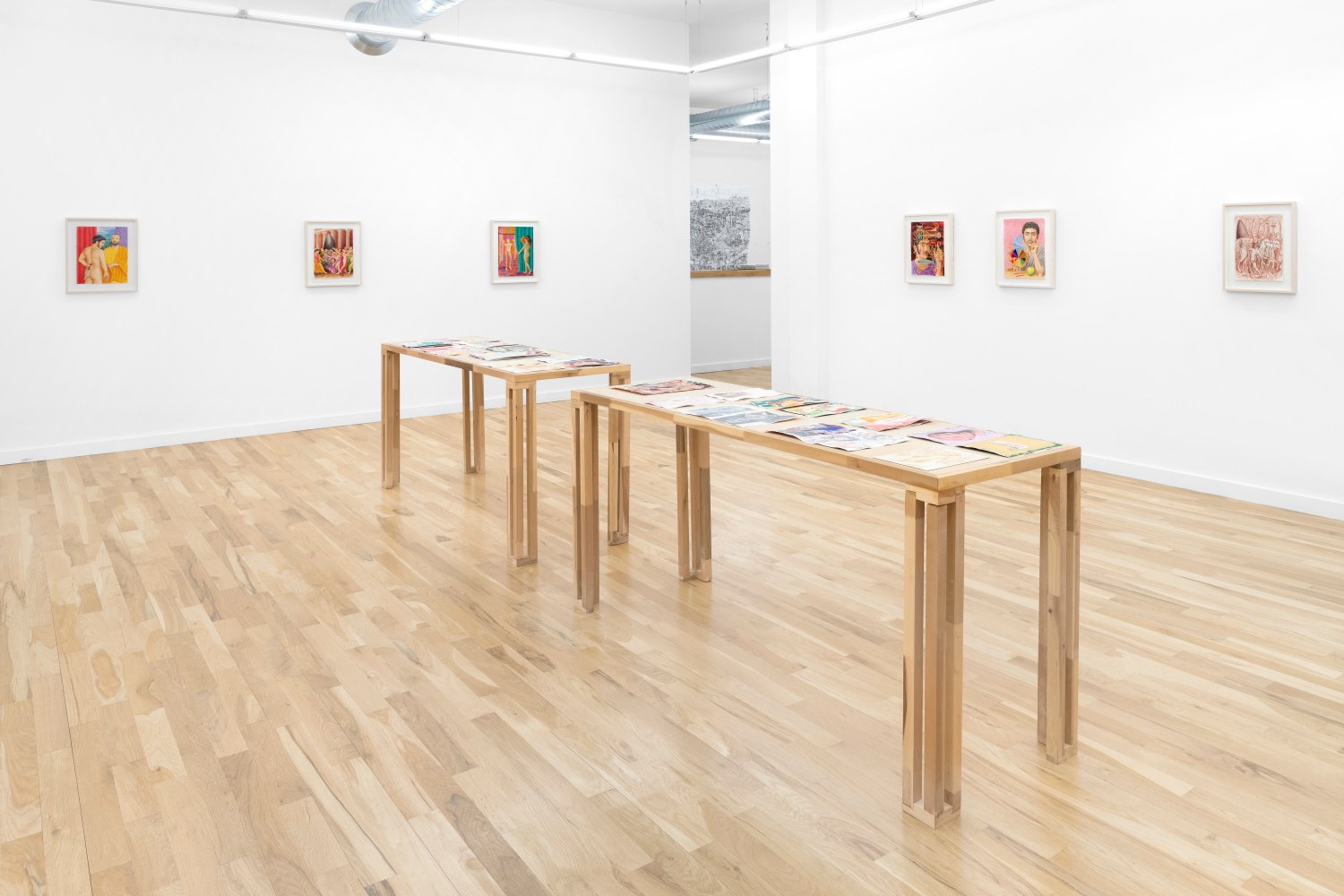 Our Lady of the Latrines (Installation View) Western Exhibitions, Chicago, IL, February 23 - April 6, 2024. Photo: James Prinz.