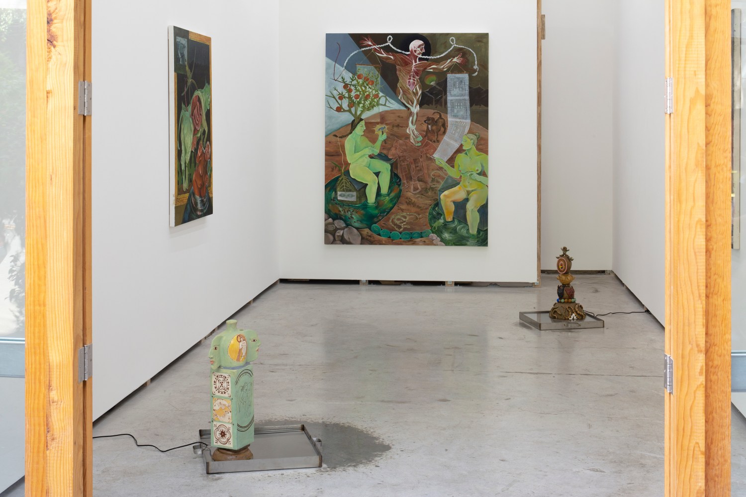 The snake sings backwards (Installation View) Lodos Gallery, Condo Mexico City, Mexico, April 11 &amp;ndash; May 25, 2024. Photo: Ramiro Chaves.