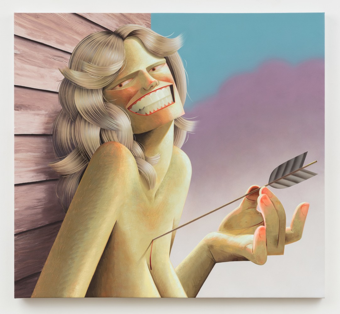 Robin F. Williams
Good Sport, 2019
Acrylic and oil on canvas
60 x 66 ins.
152.4 x 167.6 cm