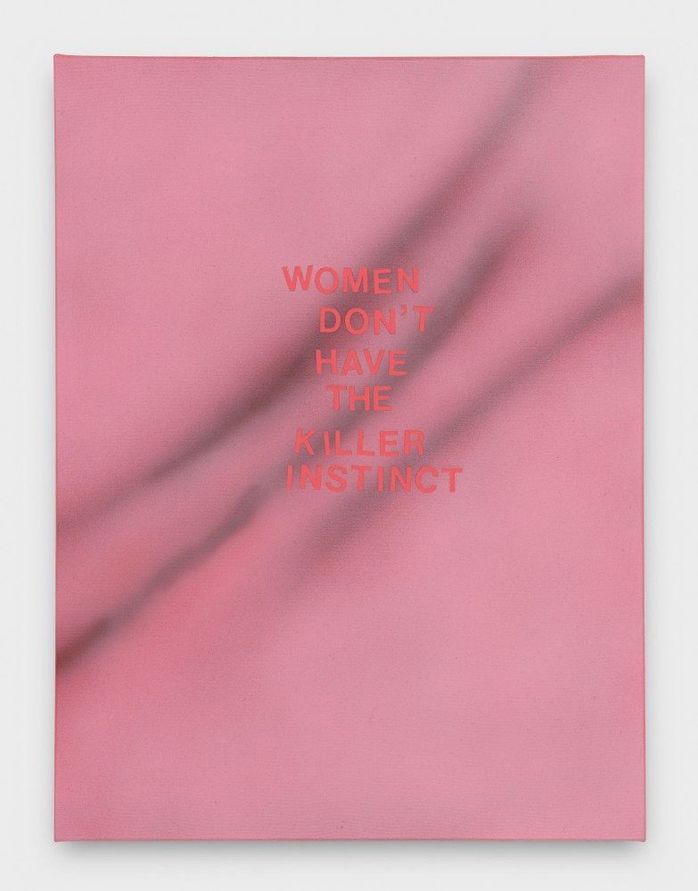 Betty Tompkins, Women Don't Have The Killer Instinct, 2019
