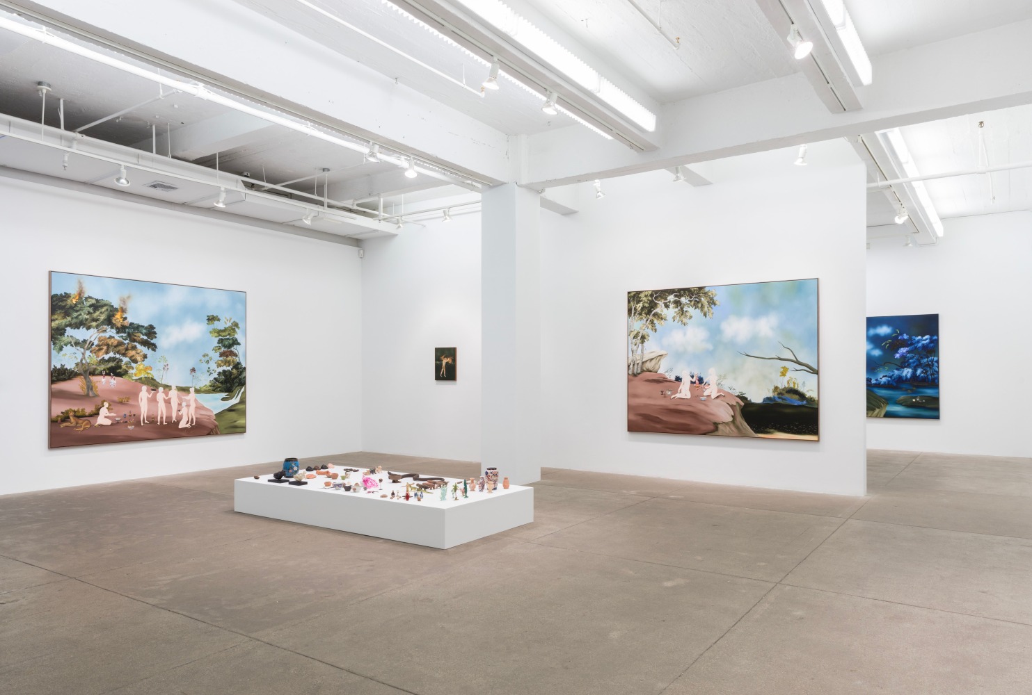 Sanam Khatibi, An hour before the Devil fell install 1