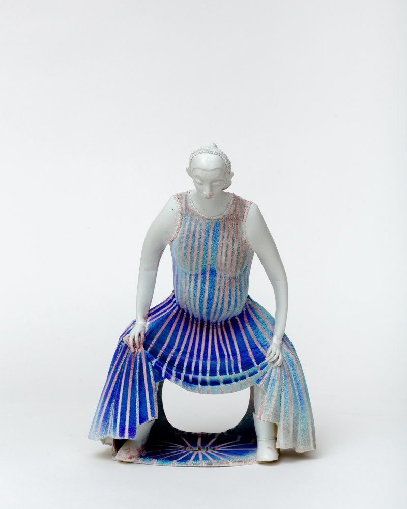 Ann Agee

Raised Curtain Madonna, 2020

glazed porcelain, matte blue glaze

14 3/4 x 10 1/4 x 8 1/2 ins.
37.46 x&amp;nbsp;26.03 x&amp;nbsp;21.59 cm
