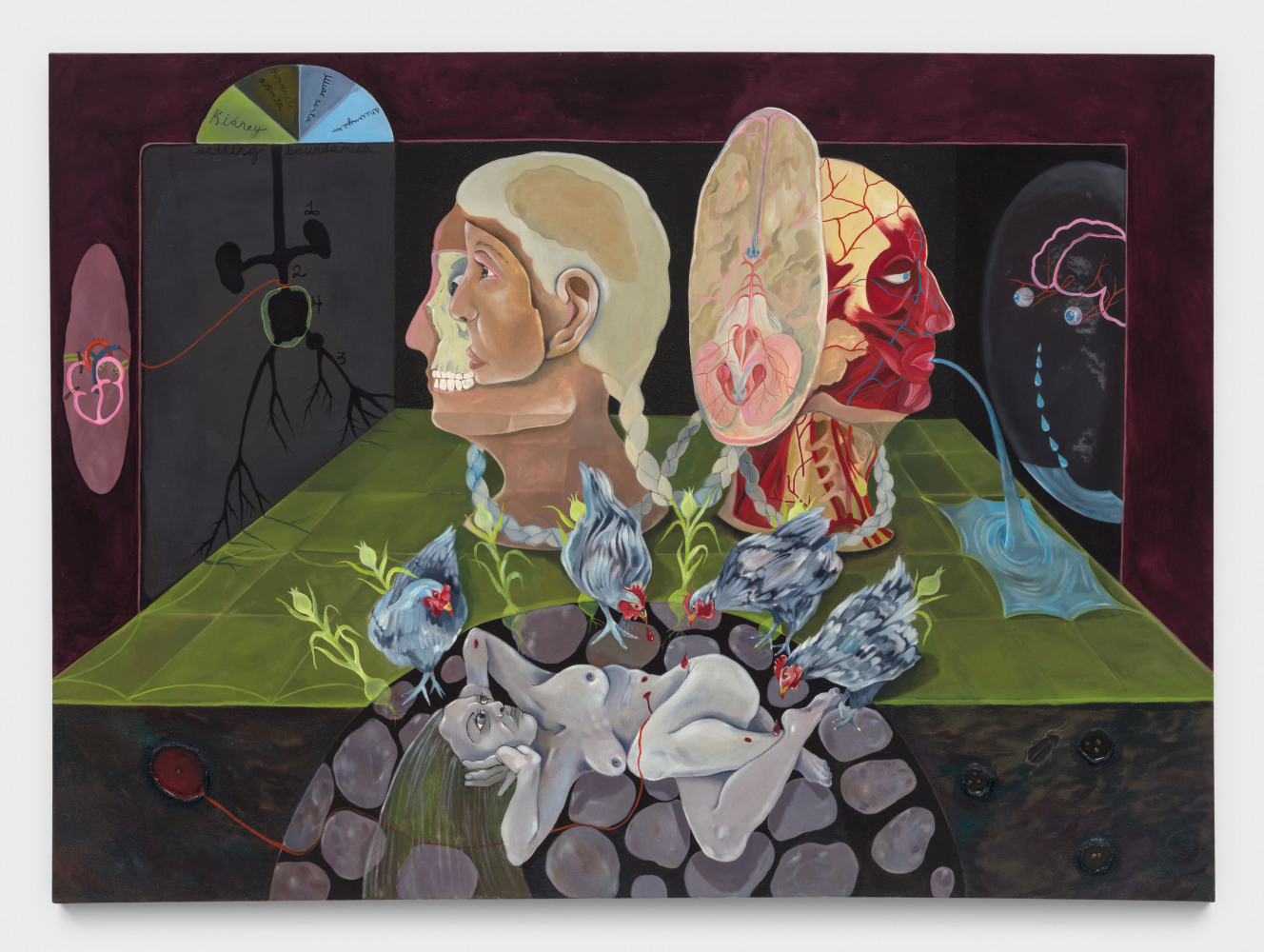 Astrid Terrazas, The Hens have come home to Roost, 2022