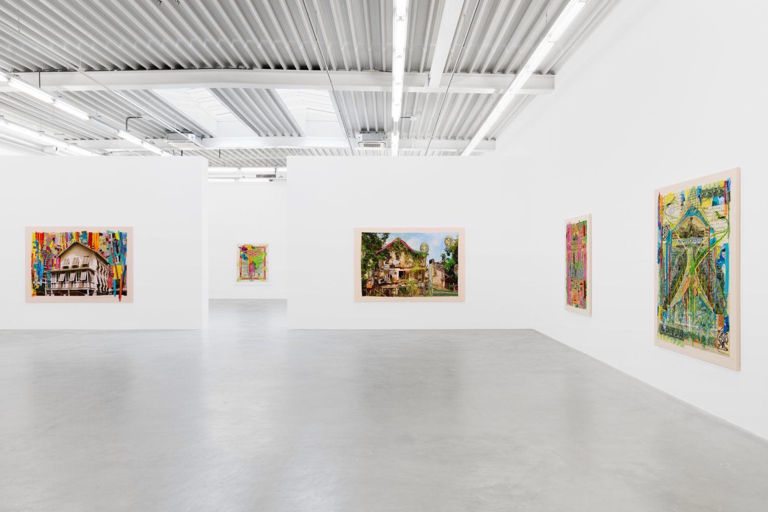Raw Materials (Installation View) Almine Rech, Brussels, Belgium, March 7 - April 13, 2024. Courtesy of the artist and Almine Rech Gallery. Photo credit: Hugard &amp;amp; Vanoverschelde Photography.