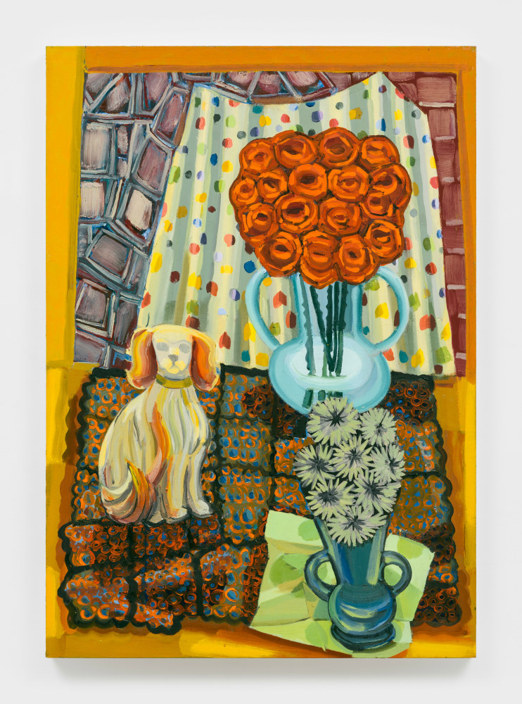 Judith Linhares
Watch Dog, 2024
oil on linen
44 x 31 ins.
111.8 x 78.7 cm