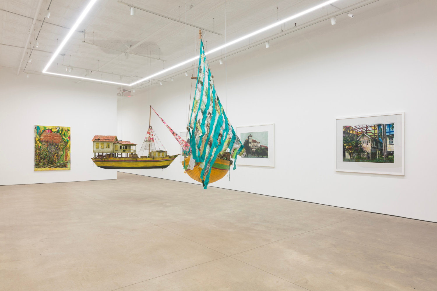 Hew Locke, Listening to the Land installation view 8