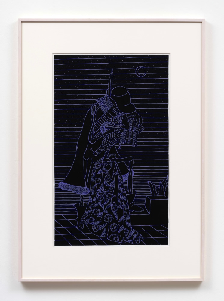 Judith Linhares
Romeo and Juliet, 1974
signed and dated, recto
gouache on paper
40 x 30 ins.
101.6 x 76.2 cm