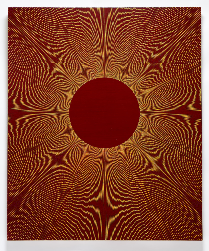 Karen Arm
Untitled (Red Corona), 2023-24
acrylic on canvas
48 x 40 ins.
121.9 x 101.6 cm

&amp;nbsp;
