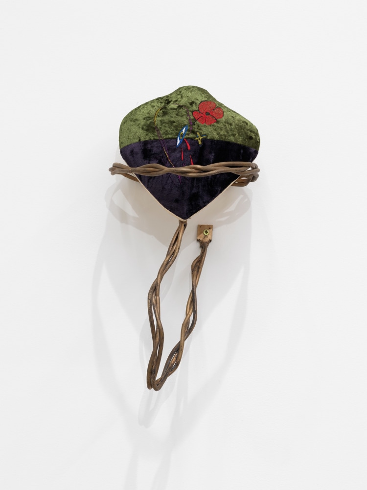 Brittni Ann Harvey
Boundless Love, 2021
embroidered polyester, plywood, polyfill, bronze
19 x 9 1/2 x 9 3/4 ins.
48.3 x 24.1 x 24.8 cm