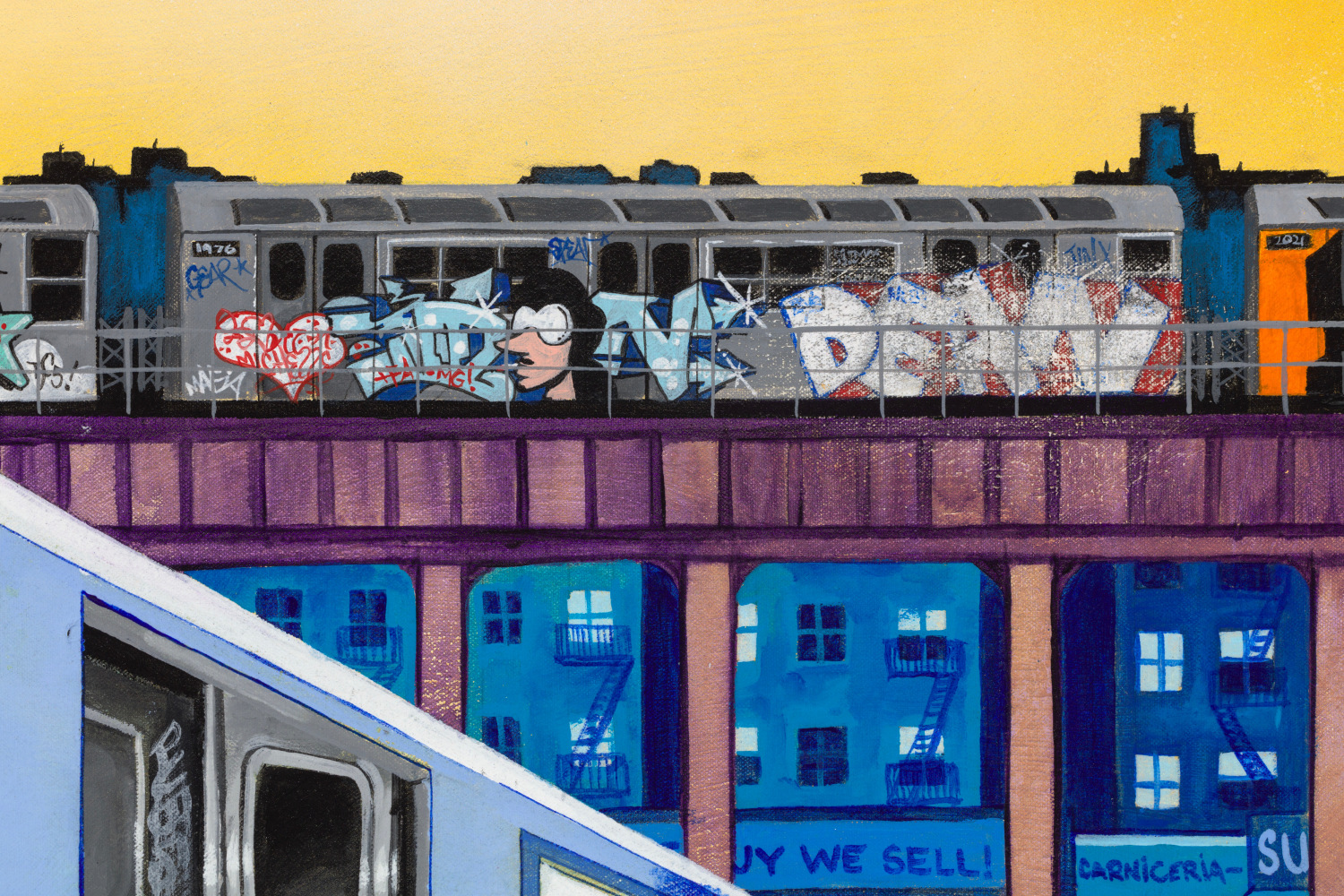 Painting by Chris &quot;Daze&quot; Ellis