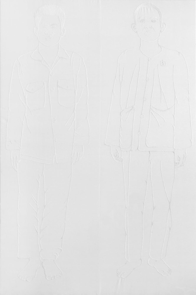 Dinh Q. L&amp;ecirc;

Texture of Memory #13, 2000-1

hand embroidery on cloth

60 x 40 ins.

152.4 x 101.6 cm